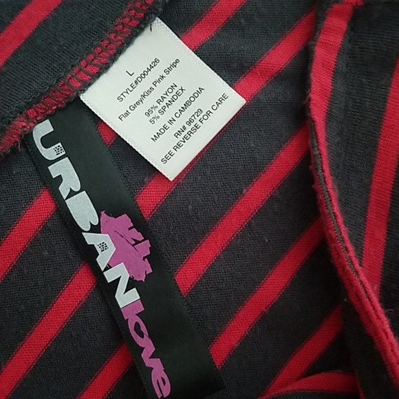 Urban Love Cinched Waist Chevron Hi-Low Dress - Picture 3 of 6